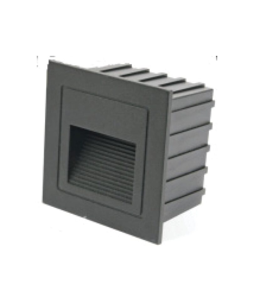 Đèn LED Step Light Âm Tường 2W Vuông Lối Đi Ngoài Trời - CORNER – OD-2W-BK