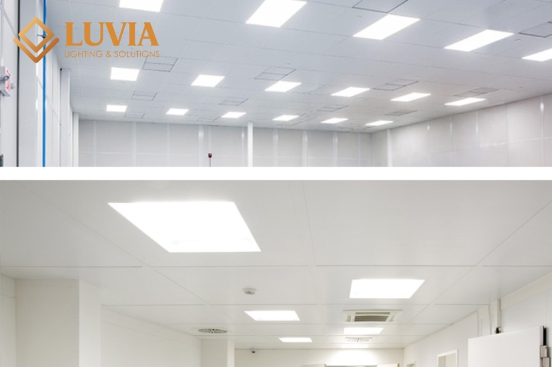 Các loại đèn panel âm trần giá tốt, sáng đẹp, dễ lắp đặt 4 đèn panel âm trần