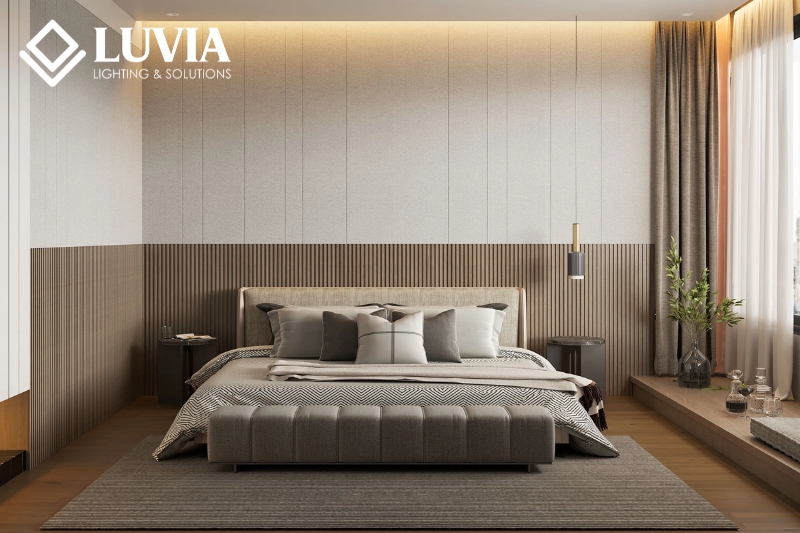 Đèn LED Phòng Ngủ: Decor, Công Nghệ & Ánh Sáng Sinh Học Tối Ưu 6 Đèn LED Phòng Ngủ
