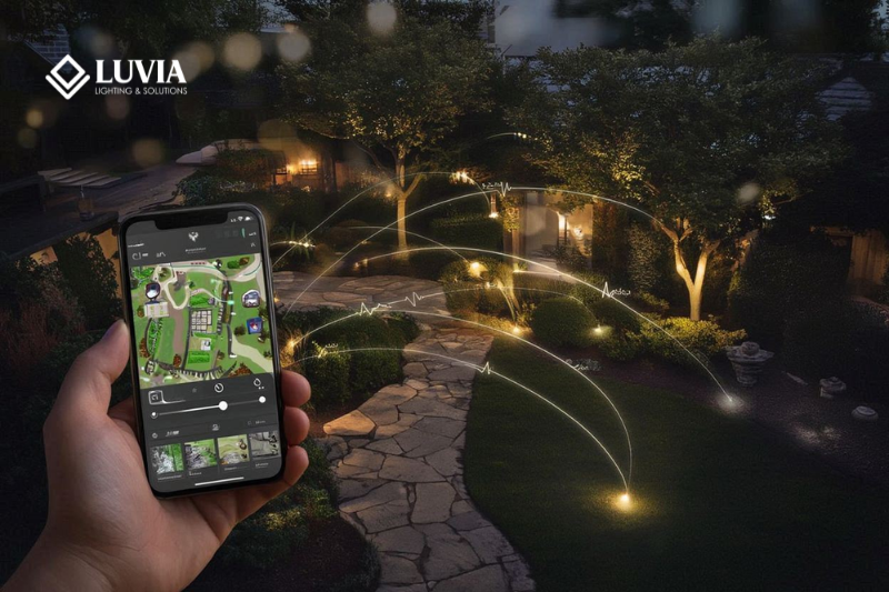 Đèn cảnh quan - Nghệ thuật thắp sáng không gian xanh 4 Xu hướng chiếu sáng cảnh quan thông minh - smart landscape