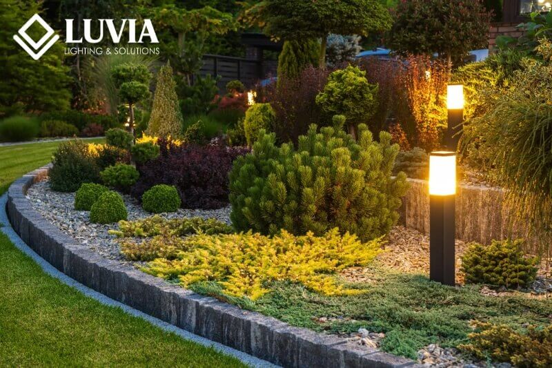 Cột đèn trang trí sân vườn