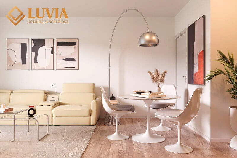 Đèn cây trang trí phòng khách