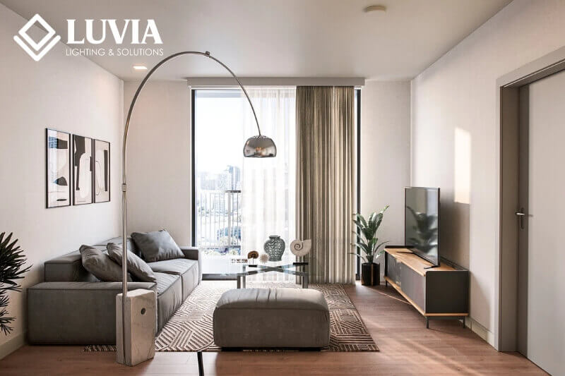 Đèn cây trang trí phòng khách