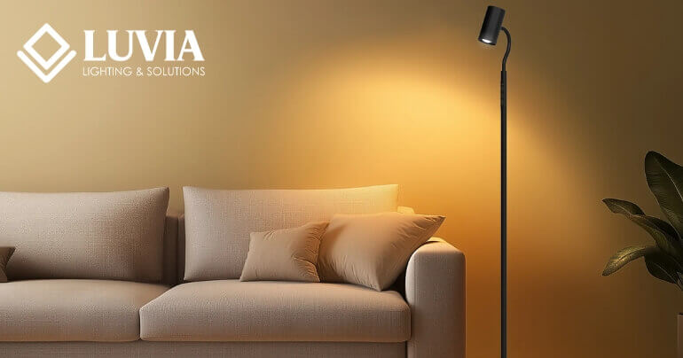 Đèn cây trang trí phòng khách