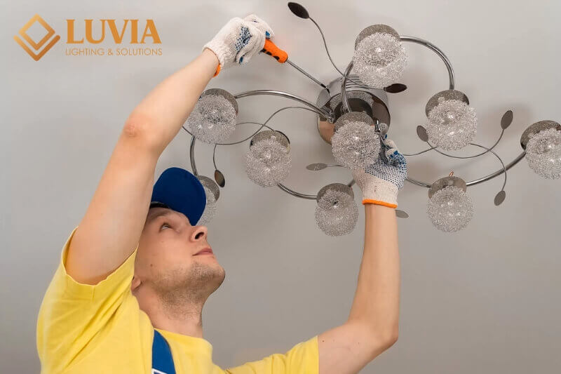 Đèn chùm trang trí phòng khách
