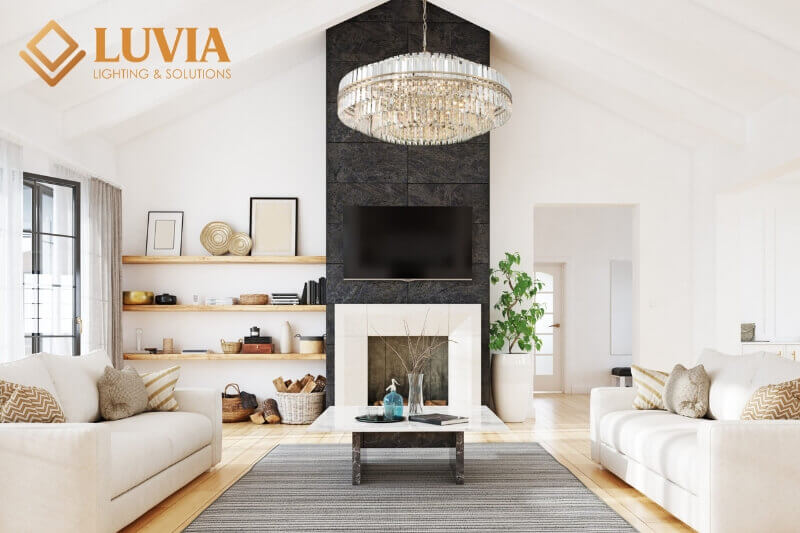 Đèn chùm trang trí phòng khách