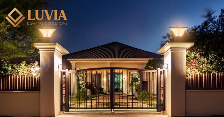 Đèn cổng ngoài trời