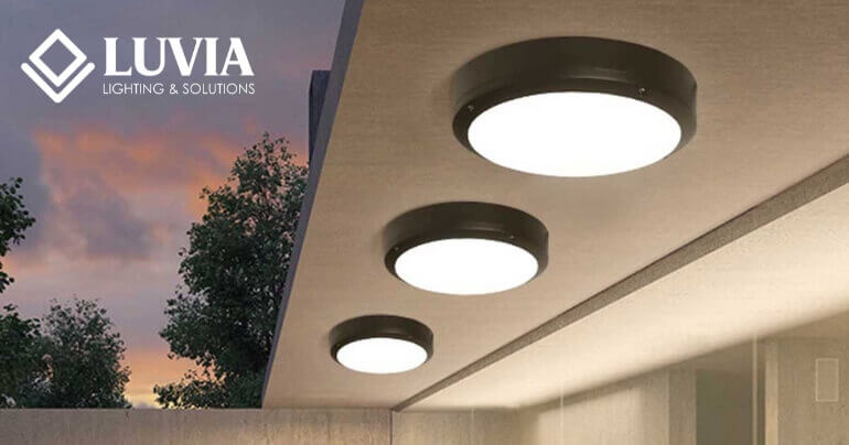 đèn ốp trần ban công ngoài trời