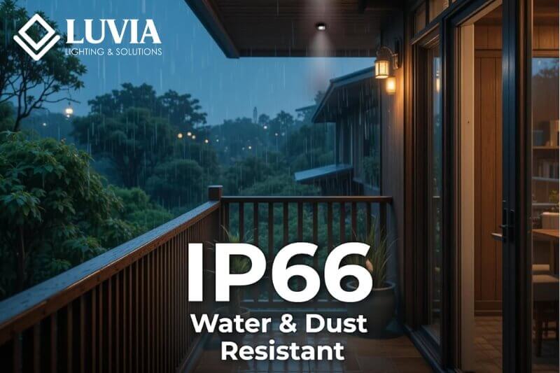 đèn ốp trần ban công ngoài trời