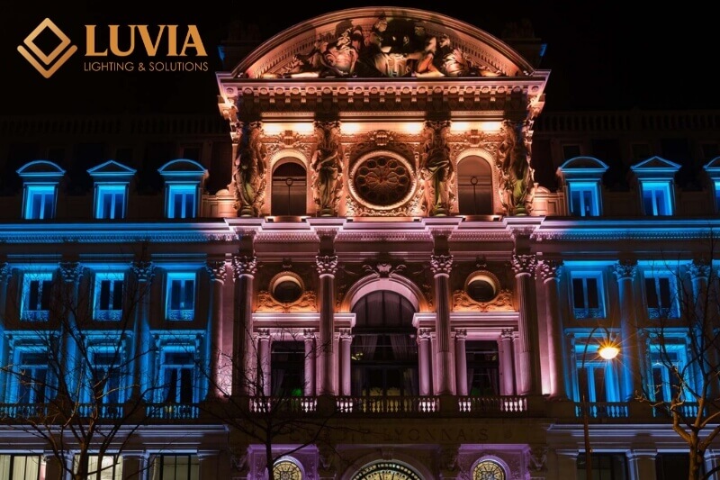 Đèn rọi cột ngoài trời