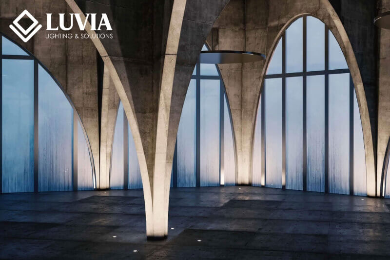 Đèn rọi cột ngoài trời