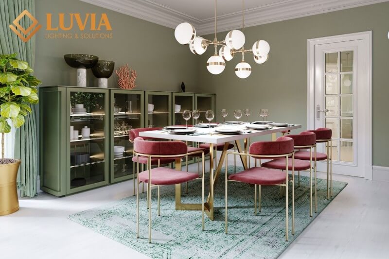 Đèn thả trang trí bàn ăn