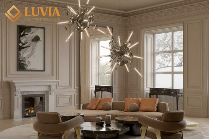 Đèn trần trang trí phòng khách