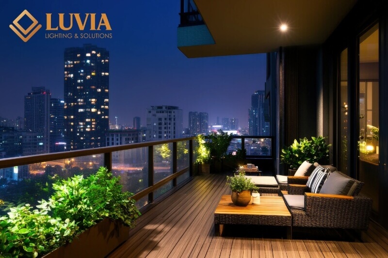 Đèn trang trí ban công