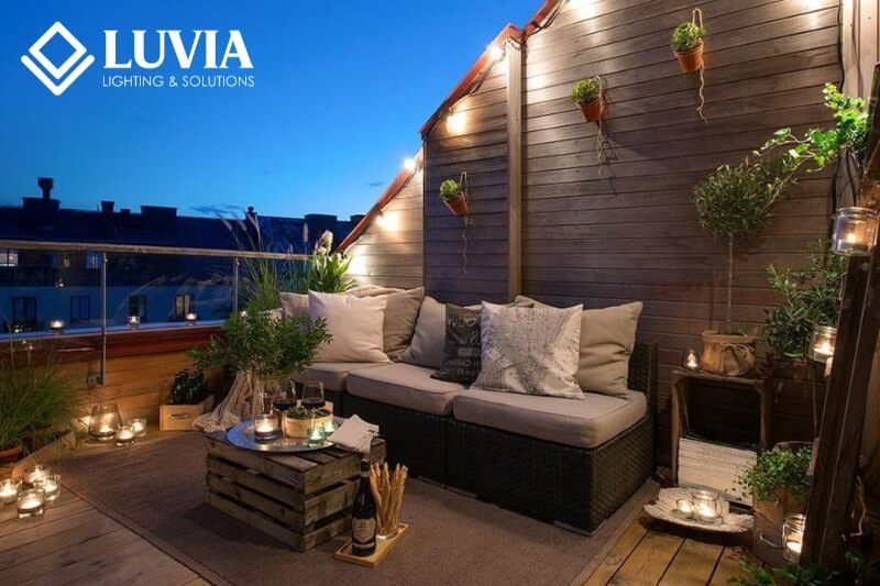 Đèn trang trí ban công ngoài trời: Kiến tạo góc thư giãn đẳng cấp 3 Đèn trang trí ban công ngoài trời