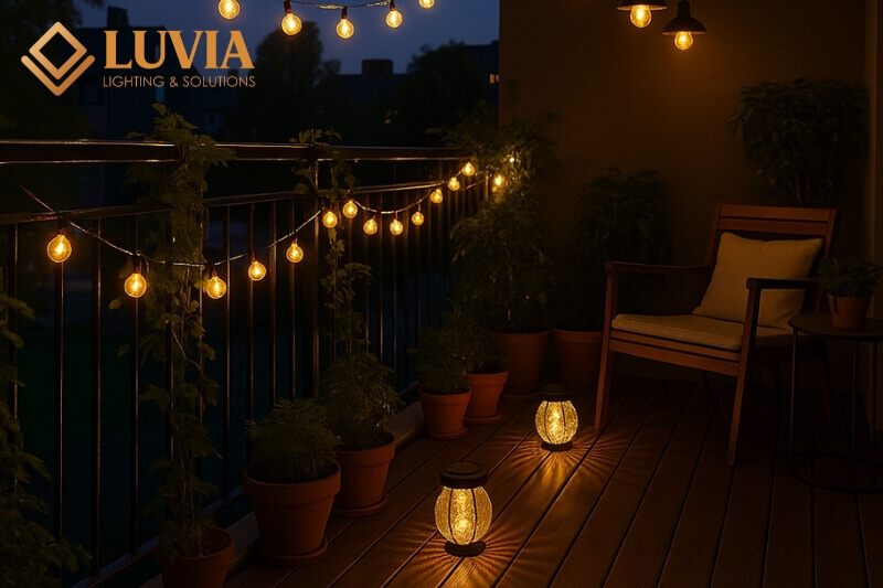 Đèn trang trí ban công
