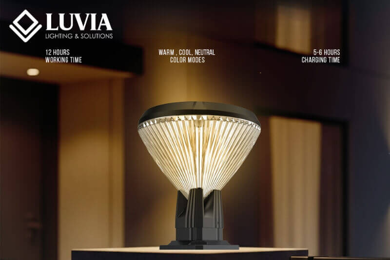 Đèn trang trí cột ngoài trời