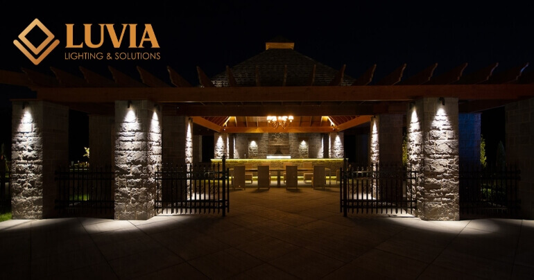 Đèn trang trí cột