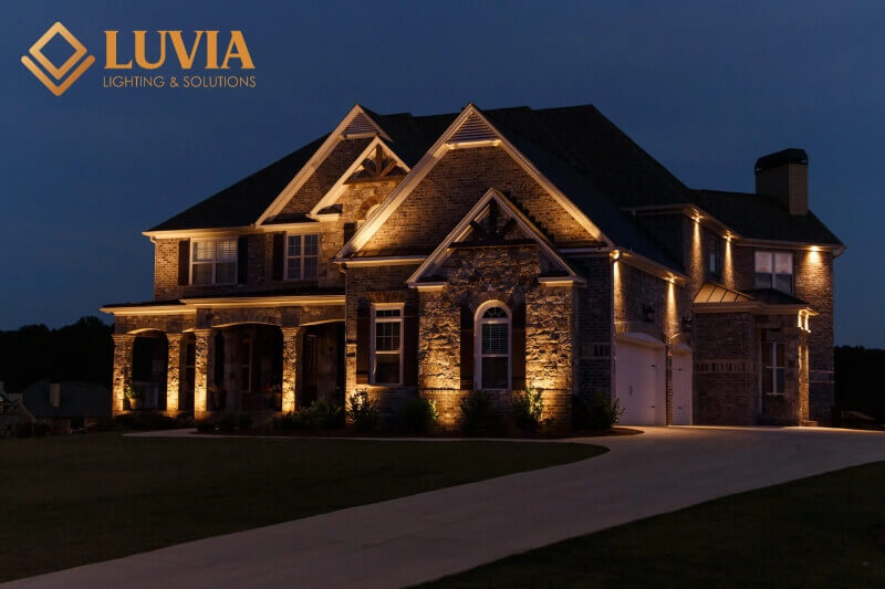 Đèn trang trí cột