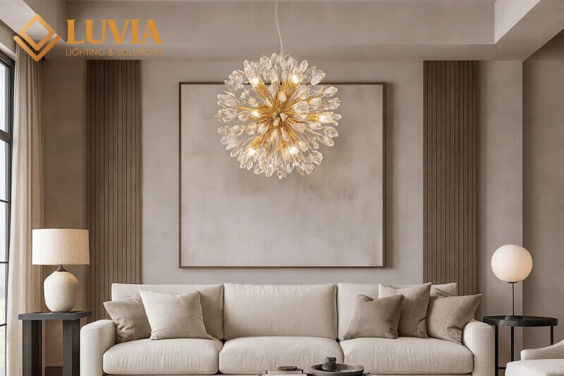 Đèn trang trí phòng khách giá rẻ