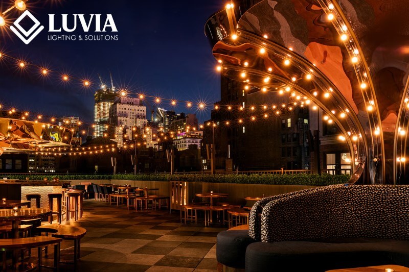 Đèn trang trí sân thượng