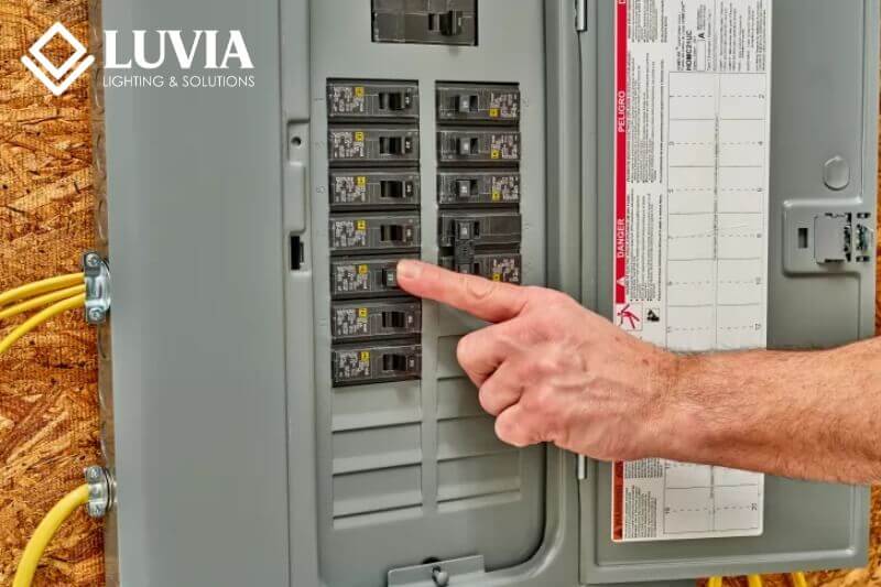 Đèn trụ cổng ngoài trời