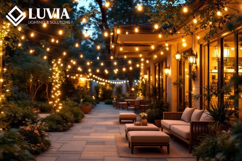 Mẫu đèn trang trí ngoài trời