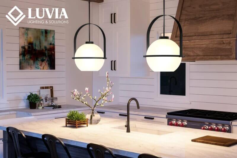 Mẫu đèn trang trí phòng bếp
