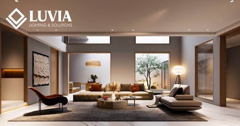 Mẫu đèn trang trí phòng khách