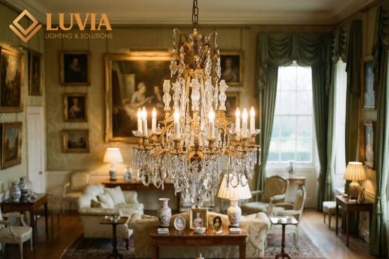 Đèn chùm cổ điển châu Âu