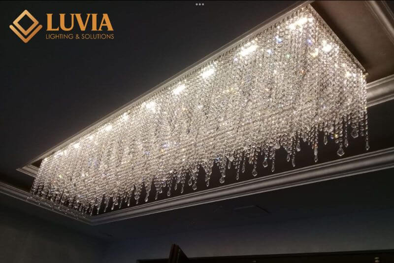 đèn chùm pha lê HCM