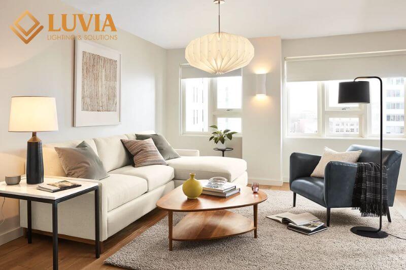 Đèn chùm phòng khách đơn giản