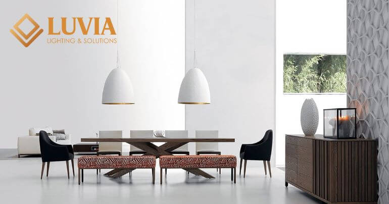 Đèn chùm phòng khách đơn giản