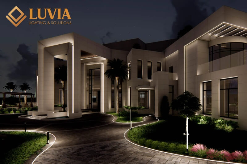 Đèn LED chiếu sáng sân vườn