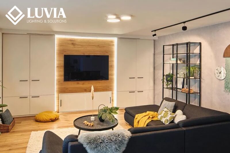 Đèn phòng khách đơn giản