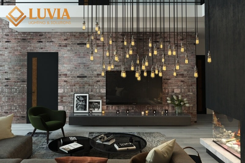 đèn phòng khách hiện đại