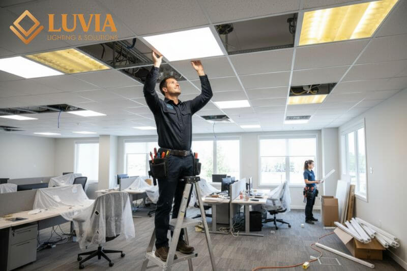 Đèn spotlight chiếu điểm âm trần