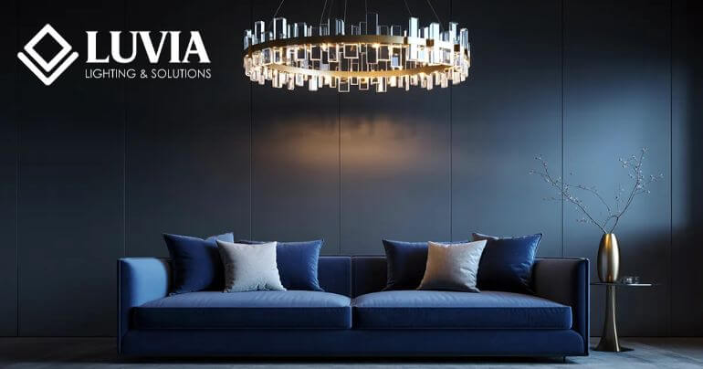 Giá đèn chùm phòng khách