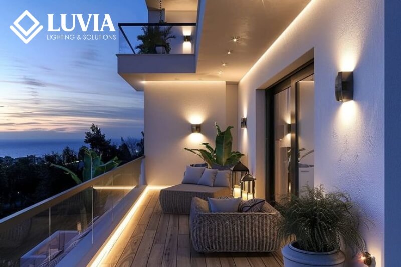 Mẫu đèn ban công đẹp