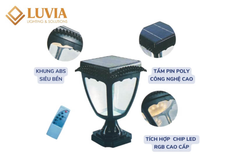 Mẫu đèn chiếu sáng sân vườn