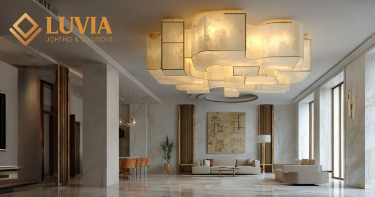 Mẫu đèn chùm đơn giản