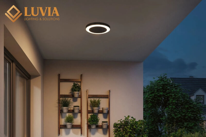 Mẫu đèn ốp trần ban công