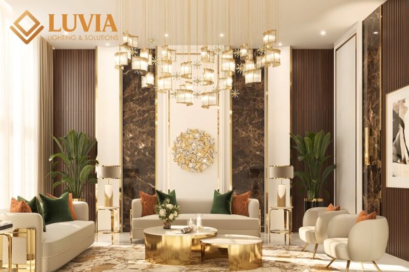 Thiết kế đèn phòng khách