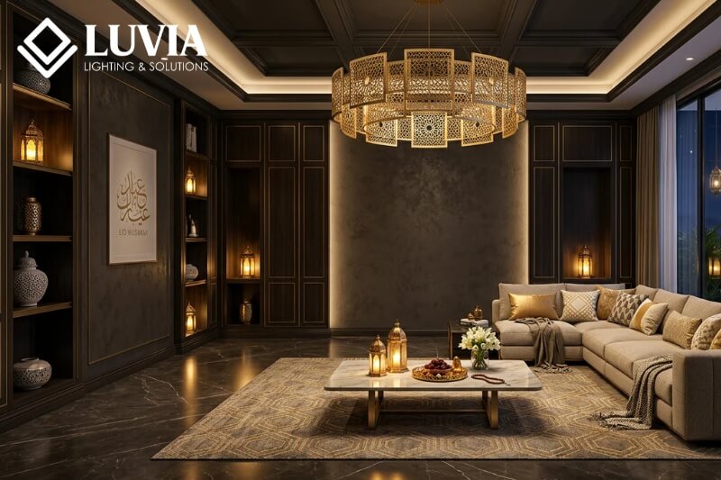 Thiết kế đèn phòng khách